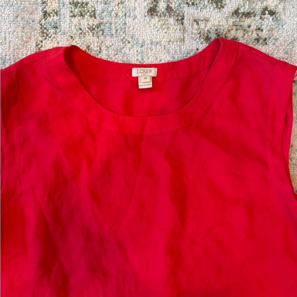 J. Crew Bold Red Top - Picture 4 of 5
